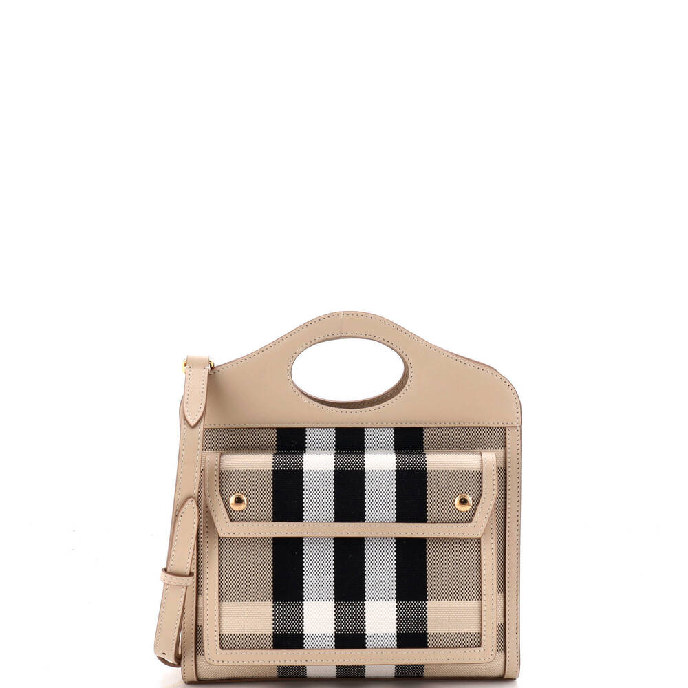 Burberry Mini Logo Pocket Tote